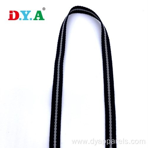 0.8cm stripe color polyester tape webbing straps